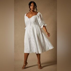 Bridal by ELOQUII Sweetheart Neck Dress
